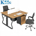 珂洋 屏风办公桌 双人位含柜椅 套