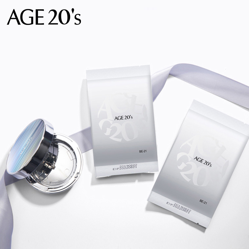 爱敬(AGE20’S)爱敬气垫水光保湿遮瑕水粉霜替换装镭射款气垫bb女粉底液爱纪二十之 Aekyung