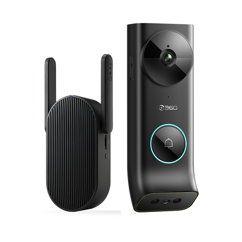 360可视门铃6Pro 超清画质智能门铃电子猫眼摄像头无线wifi手机远程查看对讲 门铃6MAX