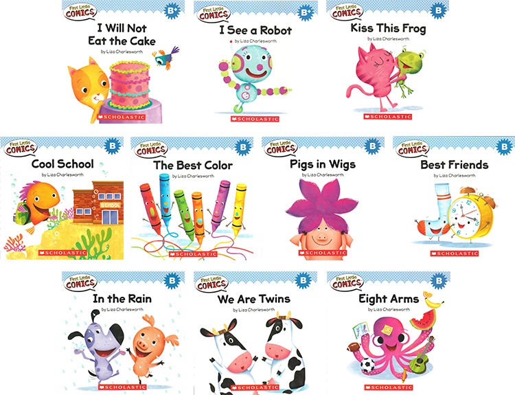 [正版]英文原版 First Little Comics Parent Pack Levels A&B 家长阅读指导高清大图