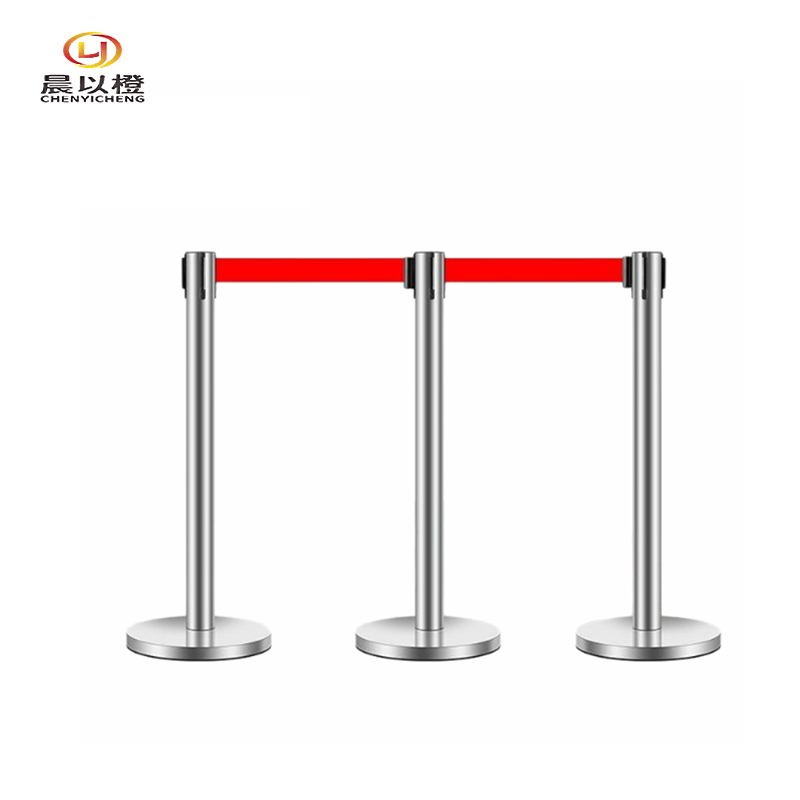 晨以橙 伸缩隔离带 不锈钢银3米