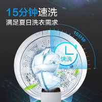海尔(Haier)8公斤直驱变频一级能效 节能家用波轮洗衣机全自动洗衣机 智能预约 桶自洁神童