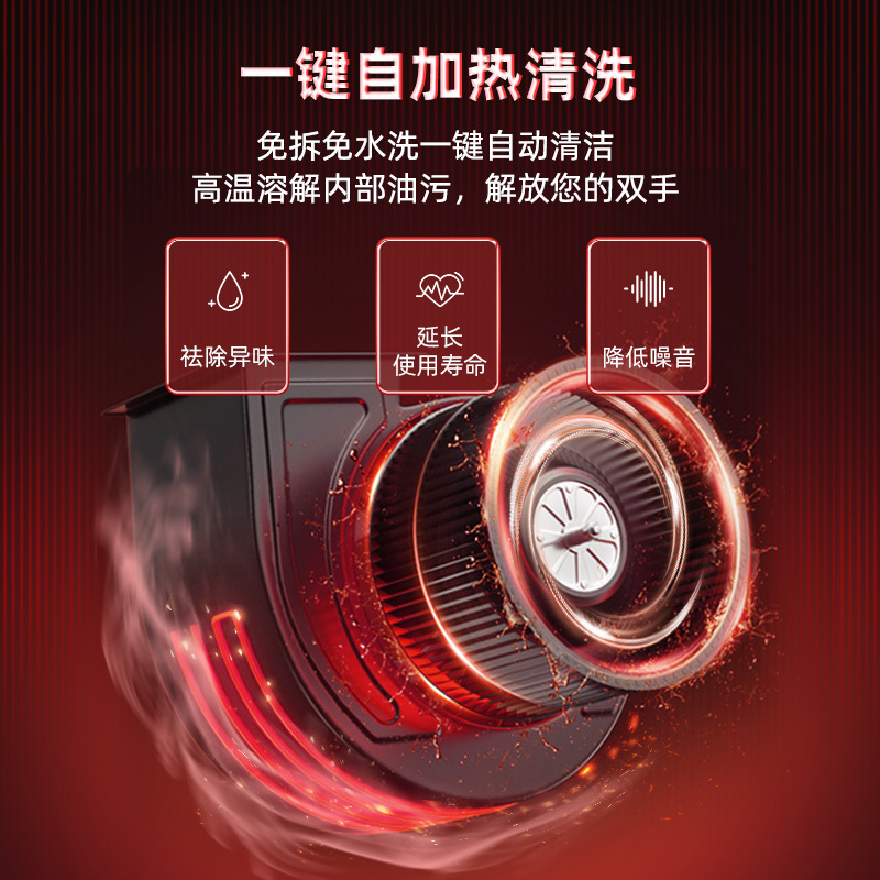 红日(RedSun)烟灶套餐家用欧式22立方瞬吸450pa畅排烟机智能体感抽油烟机智能定时厨电套装17H+TEM608B