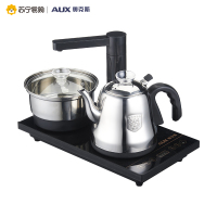 奥克斯(AUX)黑色消毒款智能电水壶自动上水壶茶炉不锈钢家用保温泡茶电茶壶电热水壶烧水壶茶艺炉泡茶机NDY-CN188