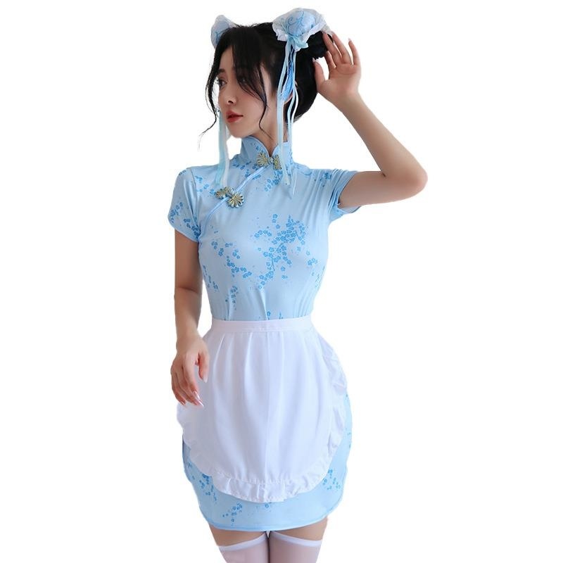 长夜漫漫情趣内衣中华娘旗袍激情免脱诱惑纯欲制服cos扮演女1468高清大图