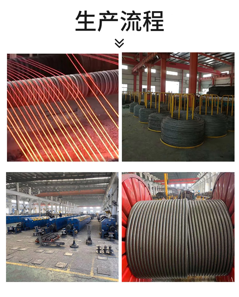 嵩源涂油钢丝绳6*37-15mm/米高清大图