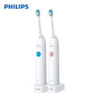 飞利浦(Philips)声波震动式电动牙刷 HX3734/03 HX3724/02 情侣装 成人充电式电动牙刷