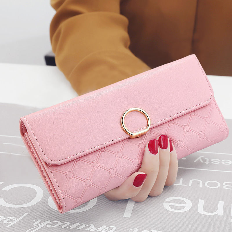 派尼美特女士钱包女长款2020新款日韩小清新多功能学生钱包简约零钱夹