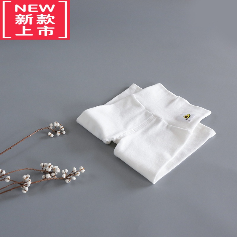 可莉允新款宝宝高腰护肚脐家居裤 男女儿童弹力秋冬打底裤保暖秋裤保暖裤