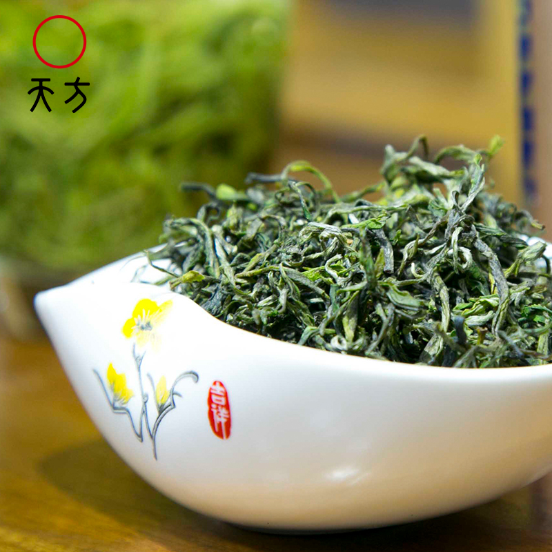 新茶春茶安徽天方100g天方硒茶绿茶 明前特级 绿茶头采嫩芽 高山茶叶石台硒茶