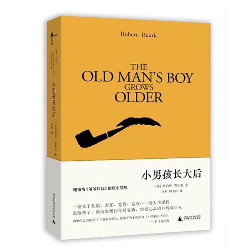 [正版]小男孩长大后 魔法象《爷爷和我》的暖心续集一堂关于礼貌责任宽容富有……的人生课程 广西师范大学出版社 我长大以高清大图