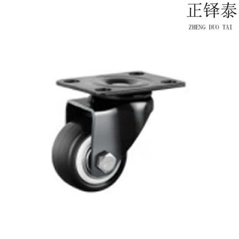 正铎泰 橡胶静音万向轮1.5寸40mm / 个