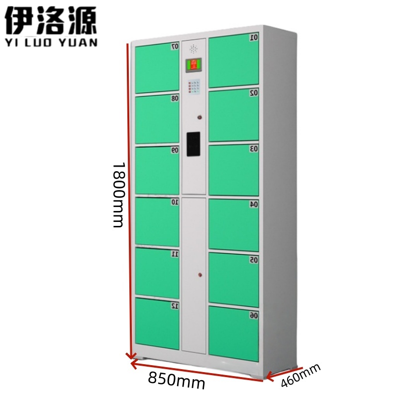 伊洛源 智能电子存包柜 12门刷卡识别款