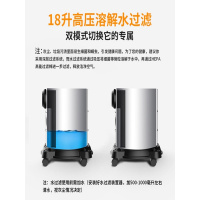 扬子吸尘器家用手持大功率强力桶式有线地毯清理宠物毛发 15L标配(钢管)