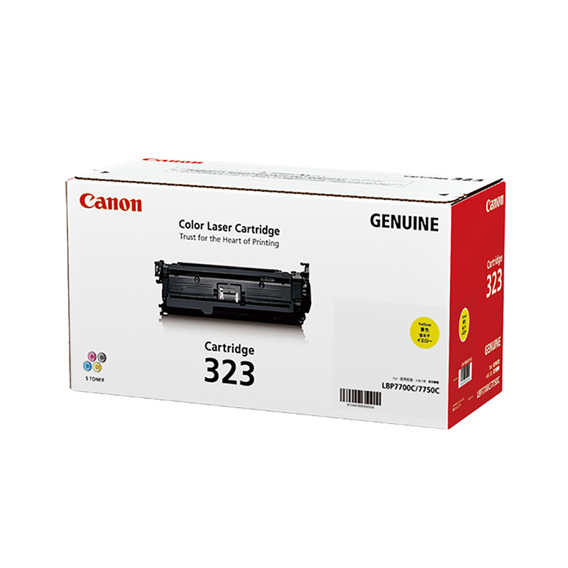 佳能(Canon)CRG-323 BK C M Y 黑色 青色 红色 黄色 套装 硒鼓 (适用LBP7750CDN)高清大图