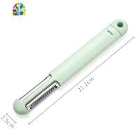 日本家用三合一多功能削皮器水果蔬菜刨丝刀削苹果刀果蔬菜切片器 FENGHOU 绿色_707