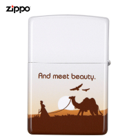 Zippo芝宝打火机美国进口防风煤油zippo之宝打火机心灵的旅程系列温馨彩绘心灵旅客/邂逅之旅/不期而遇