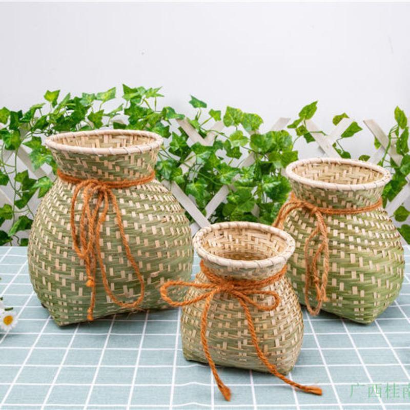 手工竹制品竹篮子收纳筐水果篮创意篮子家用点心竹编篮子竹筛簸箕创意