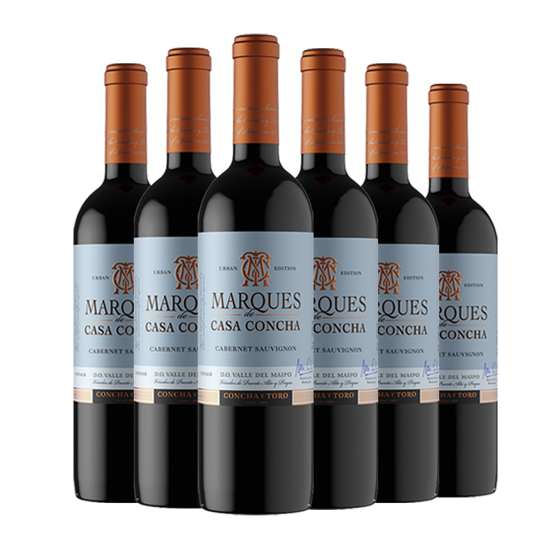 干露侯爵大都会赤霞珠干红葡萄酒智利原瓶进口红酒整箱六支750ml高清大图
