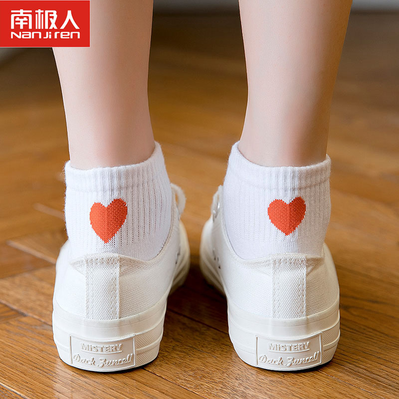 南极人NanJiren袜子女船袜夏季薄款可爱少女棉袜韩隐形浅口女士短袜潮T3008