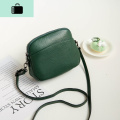 真皮女包软皮头层牛皮小包包2020时尚单肩斜挎包迷你包贝壳包潮NEWLAKE 绿色