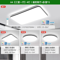 雷士照明NVC 语音智控吸顶灯客厅灯卧室灯吊灯灯具套餐现代简约灯具客厅吸顶灯组合灯具套餐