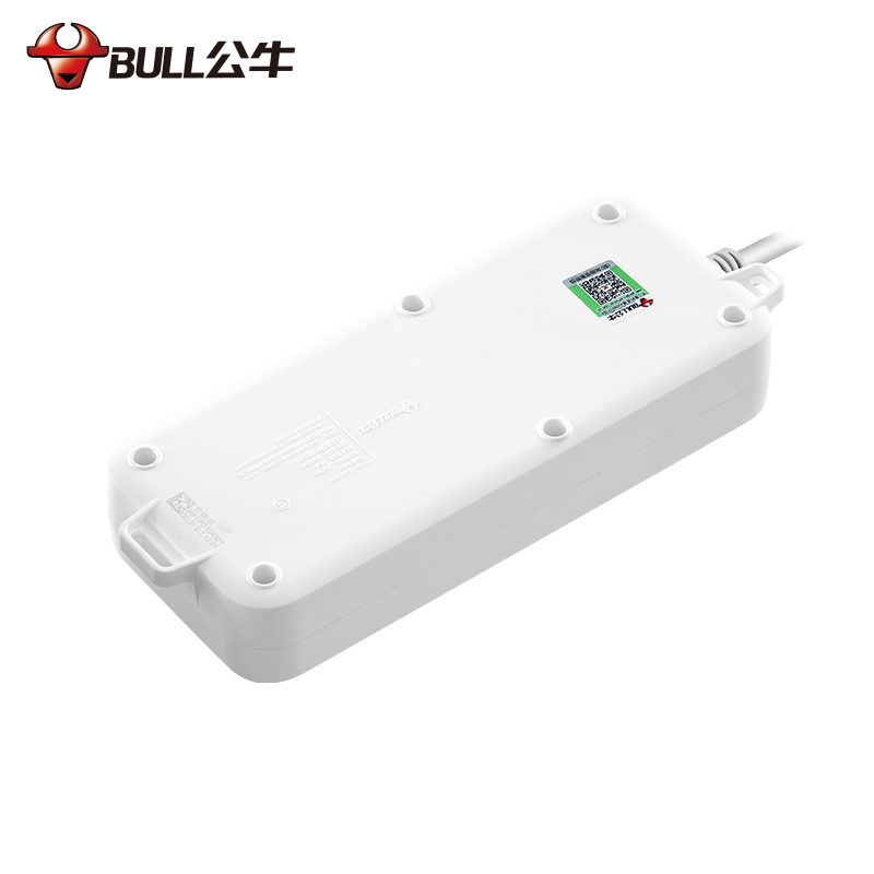 公牛(BULL) GN-314插座 带保护门 独立开关接线板/排插/电源插/板拖线/新国标 全长1.8米