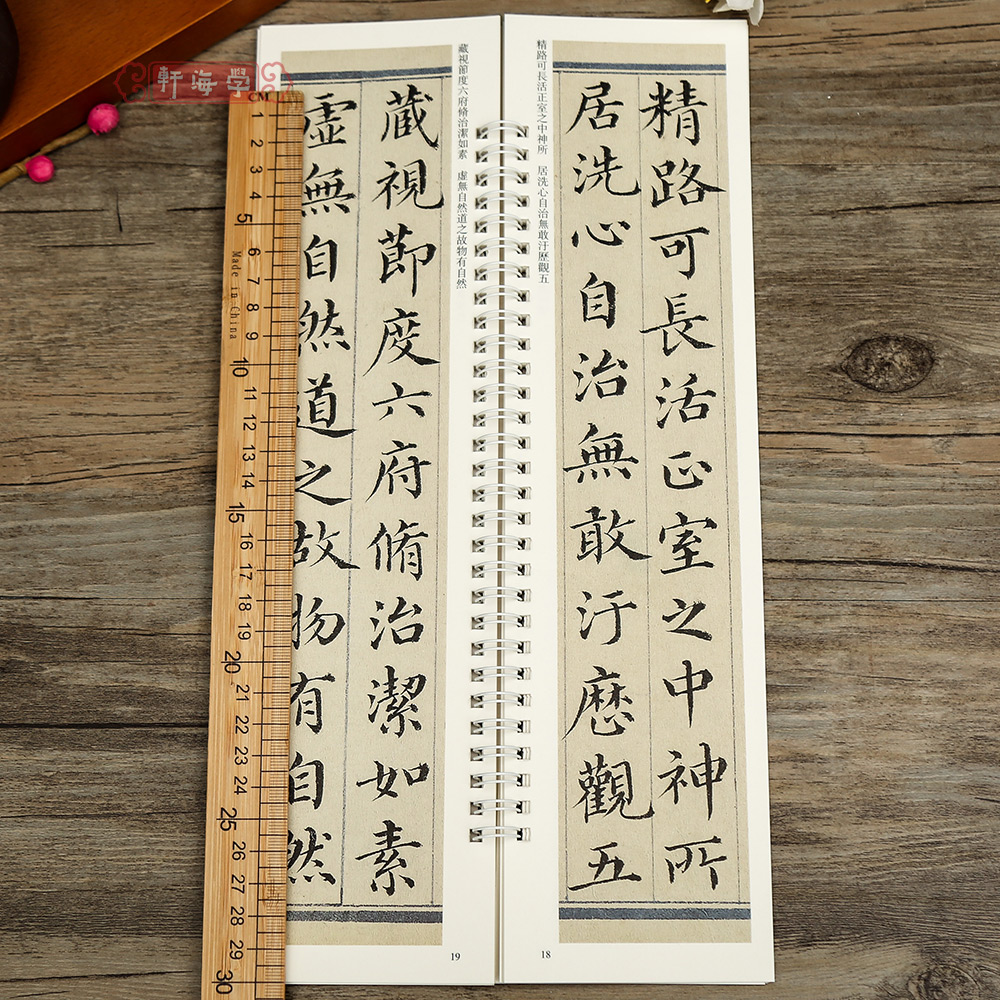共2本 梁诗正小楷黄庭经无量义经佛遗教经 [正版]学海轩共2本3帖梁诗正小楷黄庭经无量义经佛遗教经近距离临摹练字卡原色原高清大图