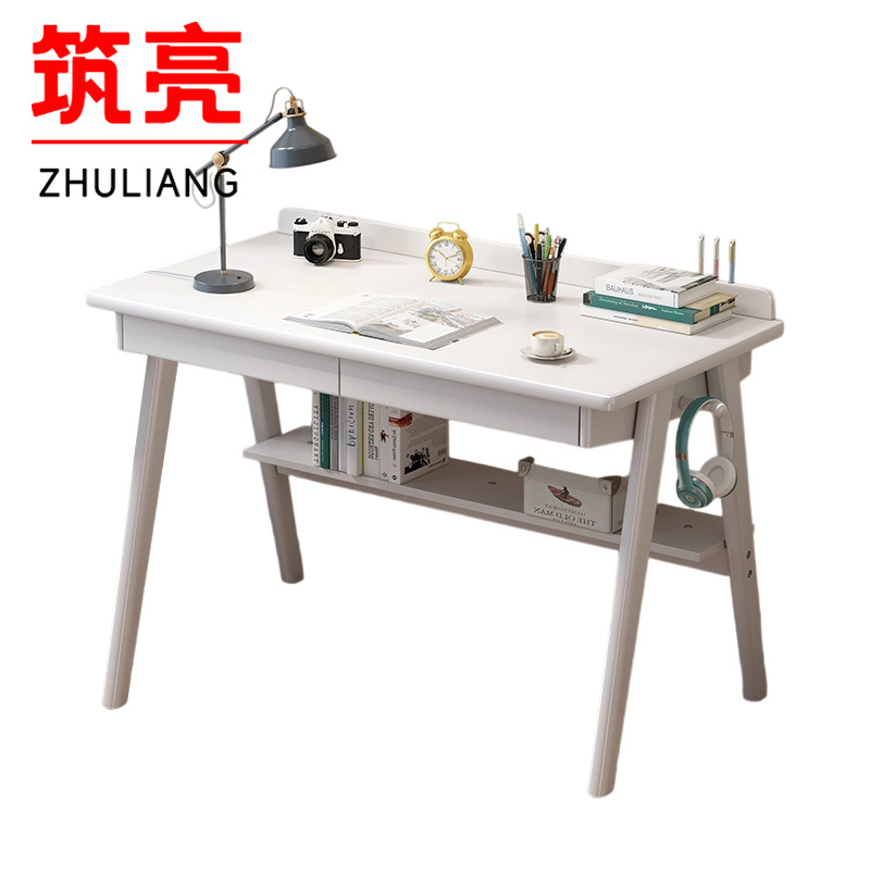 筑亮 实木电脑桌 Y48 张高清大图