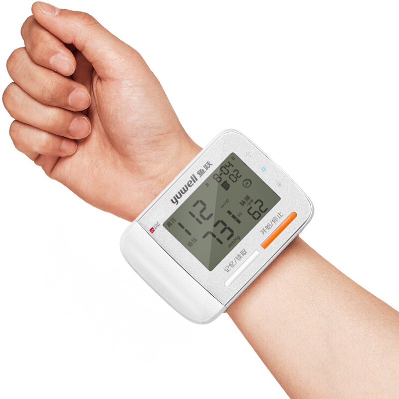 鱼跃腕式电子血压计YE8900A 家用智能全自动手腕式血压测量仪器鱼跃YUWELL高清大图