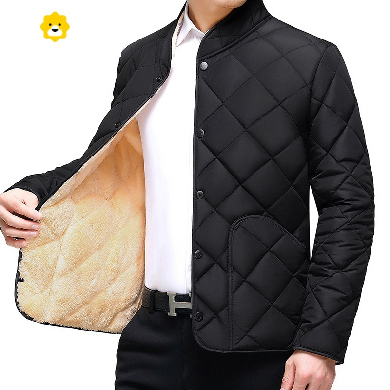 fishbasket男士棉袄羽绒棉内胆短款加厚装新款男士大码棉衣加绒棉服
