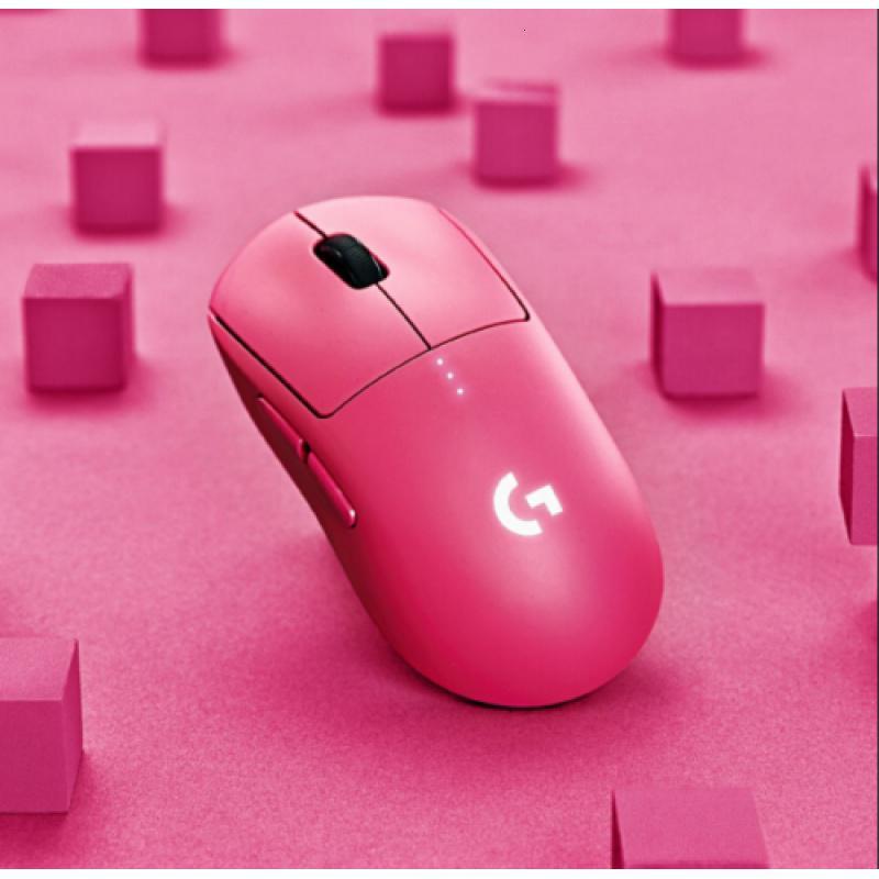 罗技logitechpixelgpw无线鼠标gprowireless王粉红色