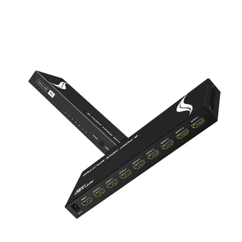 迈拓维矩MT-SP108M hdmi分配器1进8出3D高清4K音视频一分八分支频器高清大图
