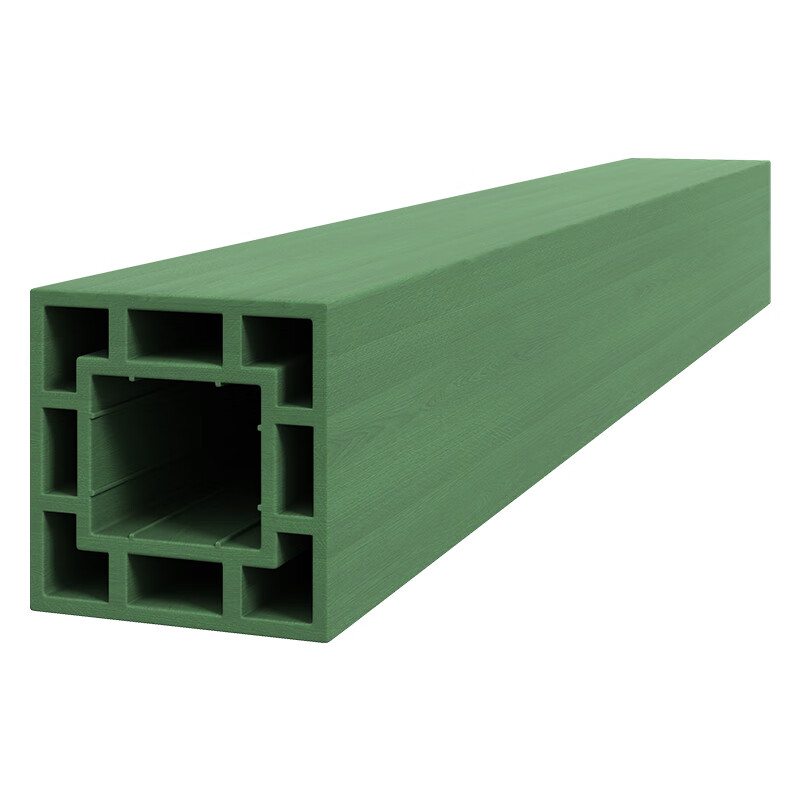 君绘 复合型加厚枕木10*10*150cm仓储垫木回字形抗压枕木垫块军绿色高清大图