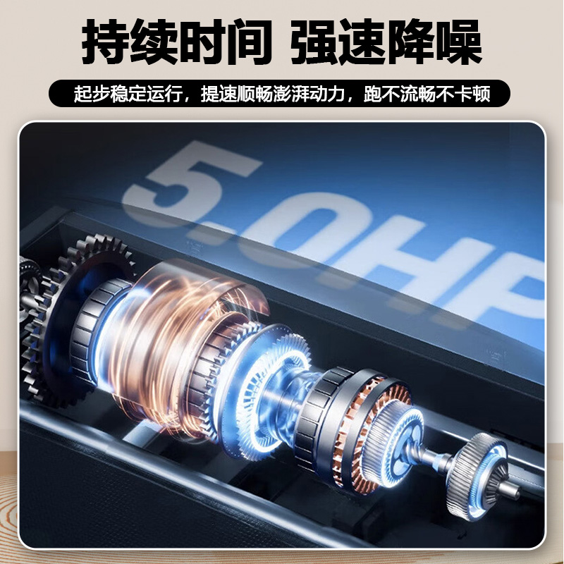 晟渊 跑步机家庭用智能降噪可折叠爬坡走步机宽大跑台YT8001高清大图