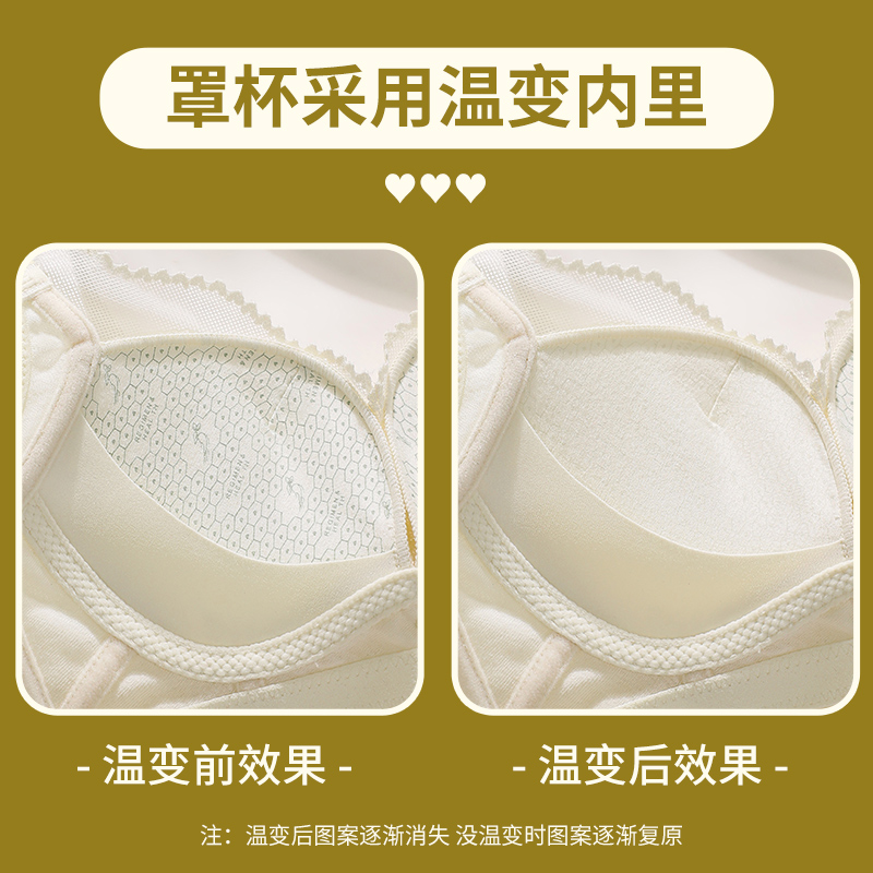 浪莎内衣女大胸显小聚拢提拉防外扩调整型收副乳防下垂蕾丝文胸聚高清大图