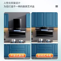 方帅(FOSHUAI)油烟机28立方大吸力侧吸式抽油烟机 顶侧双吸家用壁挂顶吸油烟机单机7字型 自动清洗易清洁一级能效