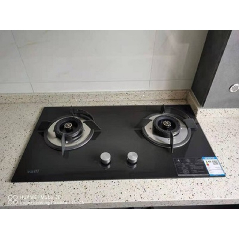 华帝jzt-b8408b燃气灶钢化玻璃天然液化气炉具台嵌入式