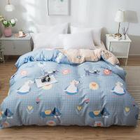 纯棉被套单件150200单人1.5米双人1.82.0全棉儿童被罩200230_1_14_146_696_13_7_75 160x210cm【纯棉斜纹被套单件】【双面100%棉】 欢乐动物园
