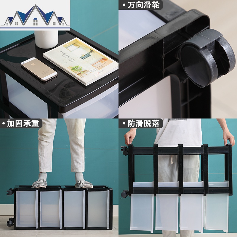 透明婴儿玩具整理箱收纳箱塑料儿童储物柜子宝宝衣柜抽屉式收纳柜 三维工匠高清大图