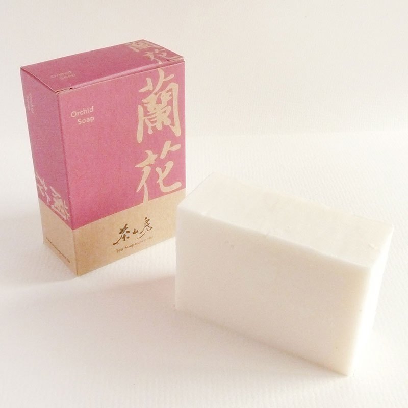 台湾茶山房兰花皂手工皂兰花清洁皂温和洁面皂 浮水皂50g