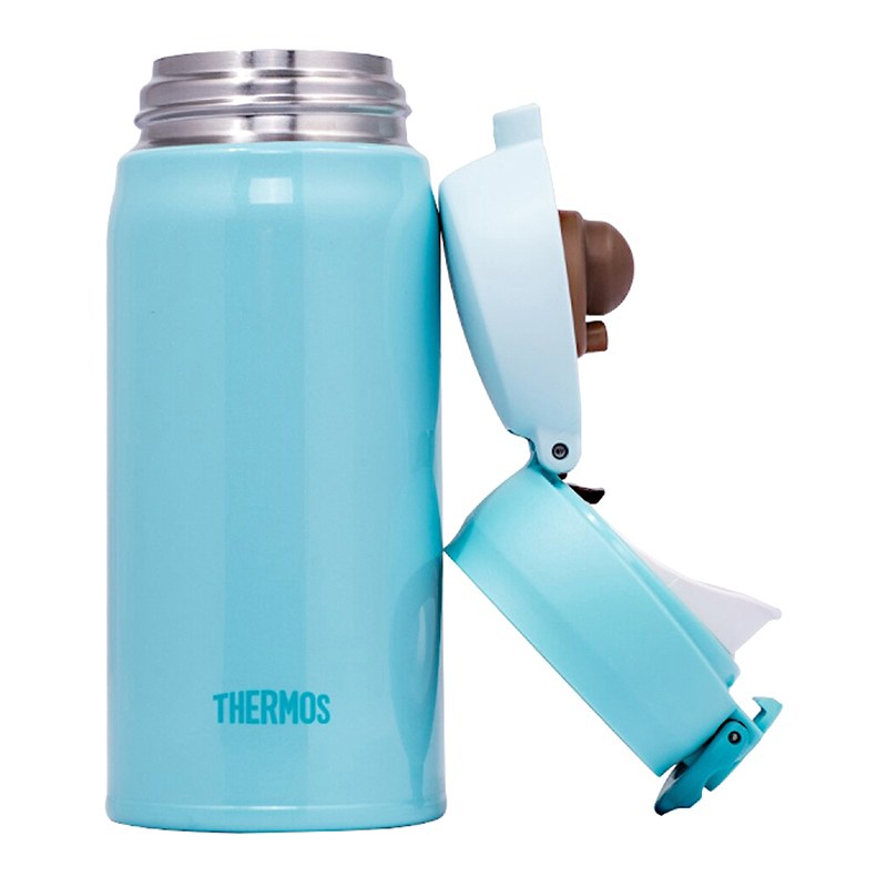 [碧海白云]THERMOS膳魔師 保温杯 真空 不锈钢 JNL-352-SKY 天蓝色 350ml 304不锈钢保温杯