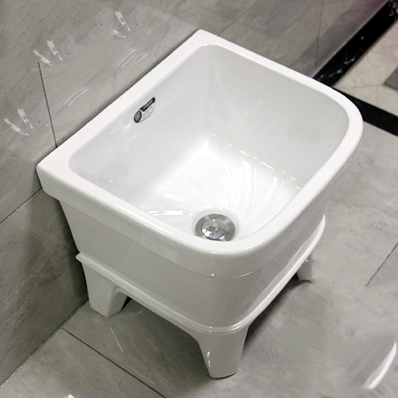 拖把池盆槽陶瓷洗拖布池子时光旧巷墩布水池卫生间阳台自动下水器大号