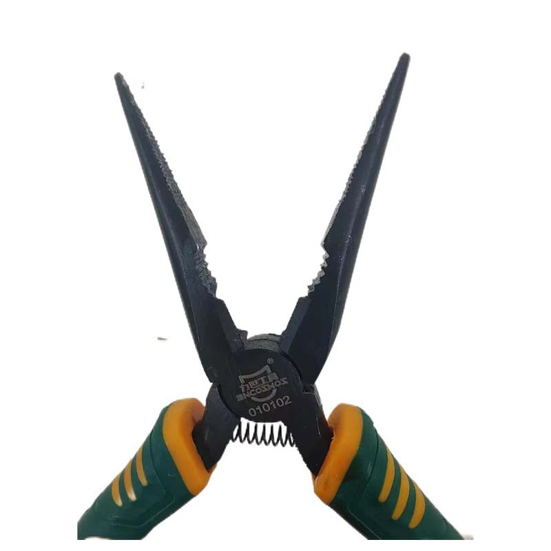 力世工具 美式黑金刚尖嘴钳6*(150mm) 1把高清大图