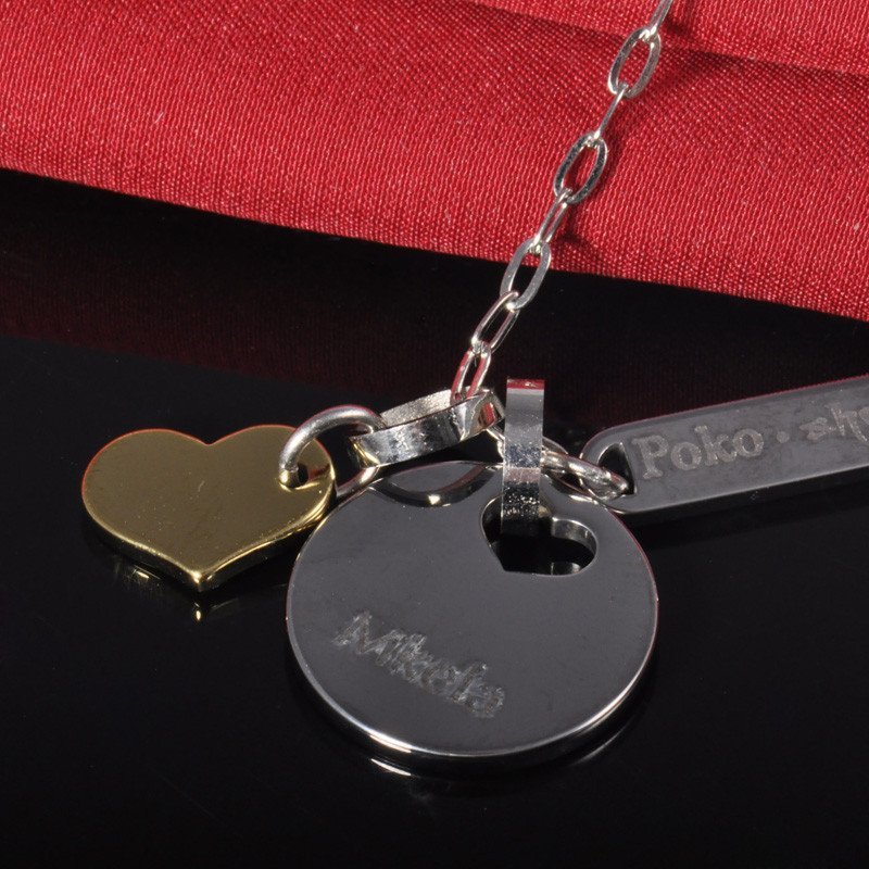 梦克拉Mkela钨金吊坠 甜心公主 爱心形钨金love高清大图
