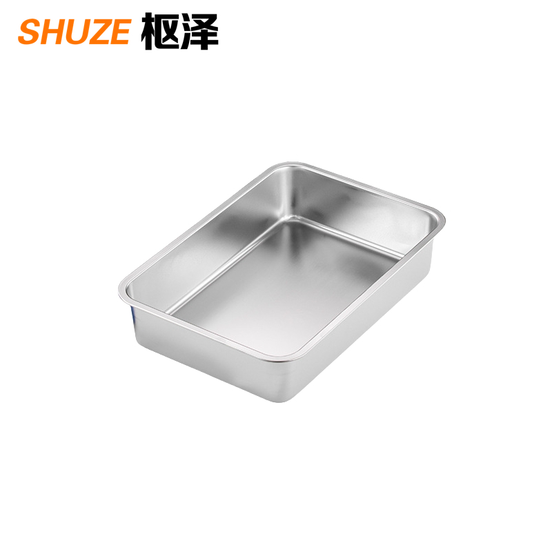 枢泽 不锈钢餐盆 50*35*10CM 个高清大图