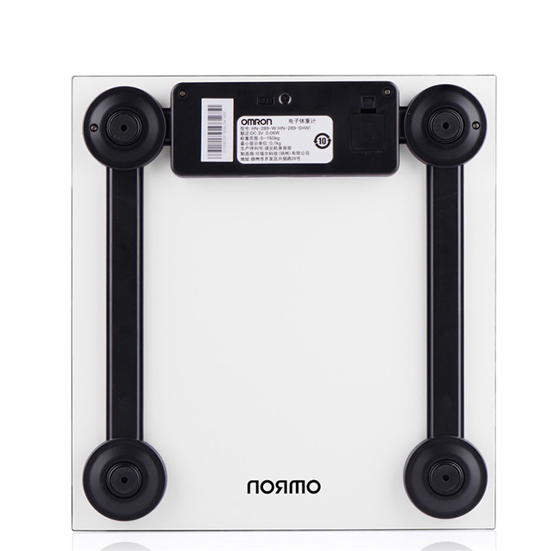 欧姆龙(OMRON)电子体重秤 HN-289W 家用电子秤 薄型钢化玻璃材质 成人体重计 健康秤器械高清大图