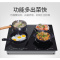 饭店商用四眼电磁炉多头纳丽雅家用双节能灶锡纸用煲仔炉 四头电磁炉2200W/头黑色