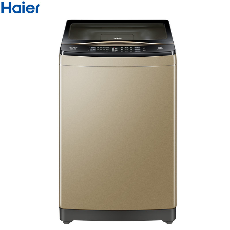 海尔(Haier)9公斤 全自动家用波轮洗衣机 免清洗 幂动力 特色羊毛洗 MB90-F056