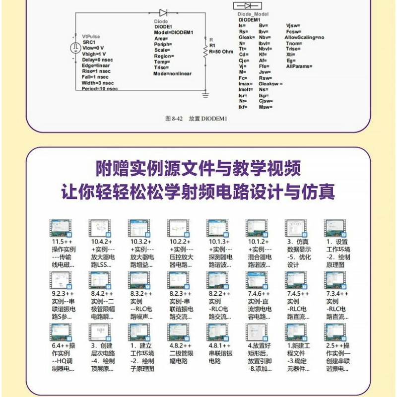 ADS 2023射频电路设计与仿真自学速成 ADS教程书籍ADS电路设计原理图设计电路仿真 [正版]出版社ADS 202高清大图